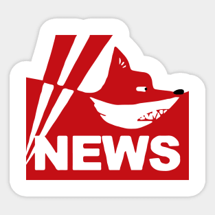 "Fox" News Sticker